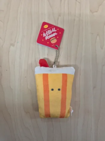 Porte-clés peluche Tsuburana Hitomi "Fast Food" : Soda