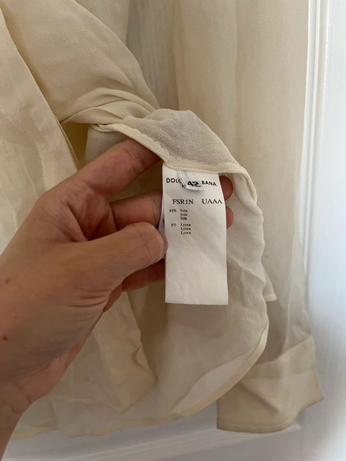Chemise en soie - dolce & gabbana - 42 - photo numéro 14