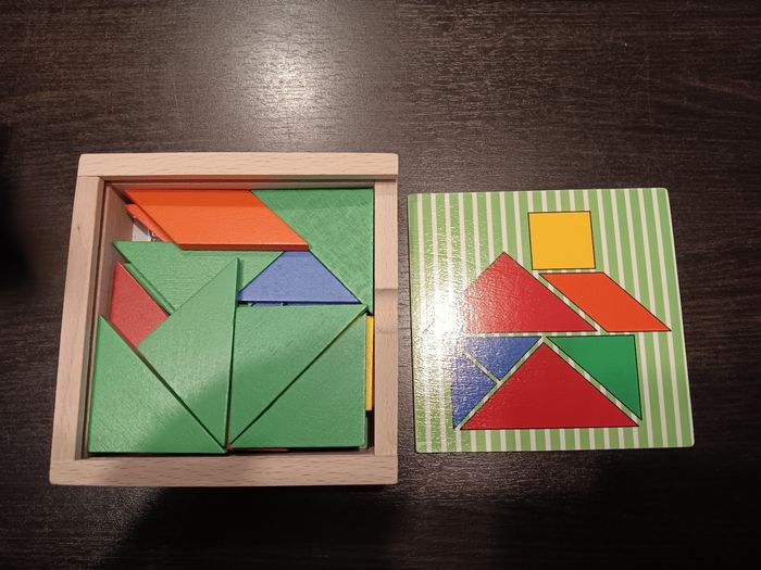 Boîte d'apprentissage tangram playtive junior complète - photo numéro 3