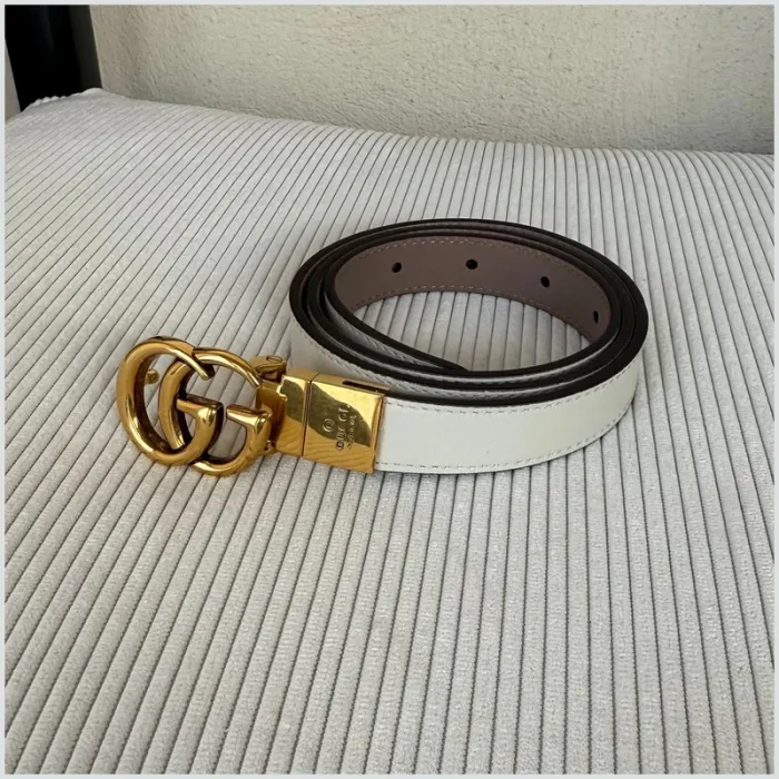 Ceinture Gucci crème 75cm très bon état - beige Gucci belt - photo numéro 3