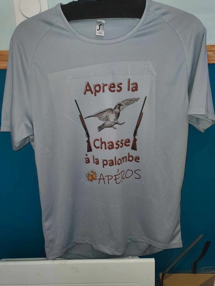 t-shirt chasseur de palombe