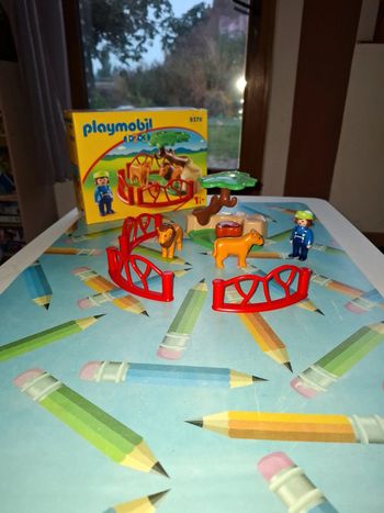 Playmobil 1 2 3 gardien de zoo