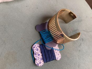 Bracelet jonc manchette doré DIY My little box