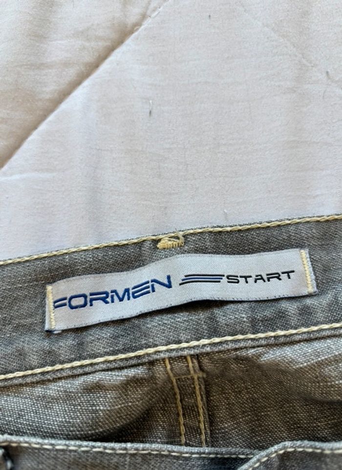 Jean homme gris clair vintage y2k 00s taille XL/48 – coupe droite regular – 100% coton - photo numéro 9
