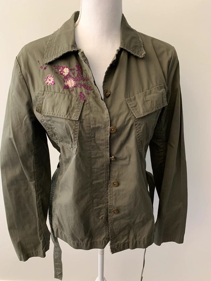 Ensemble en jean kaki IKKS T38 - photo numéro 2