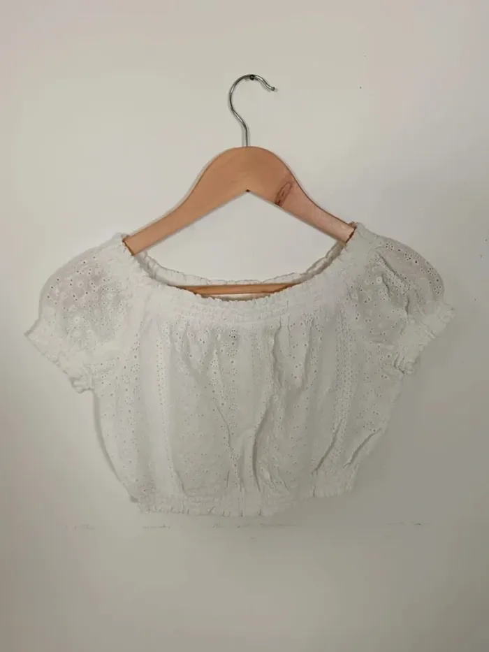 C4 top blanc H&M 36