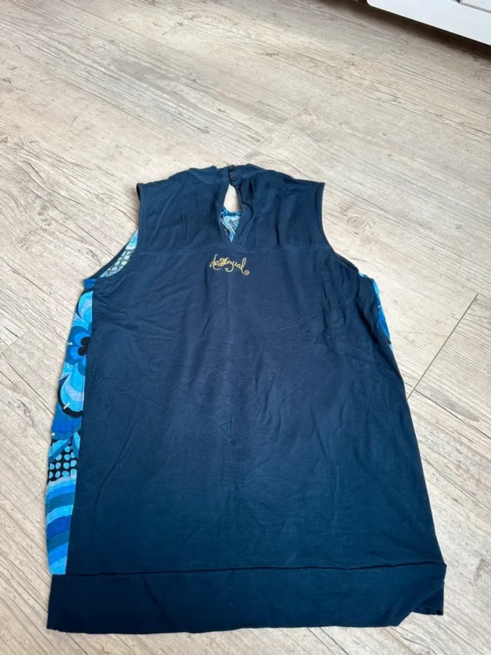 Débardeur  desigual bleu - photo numéro 2