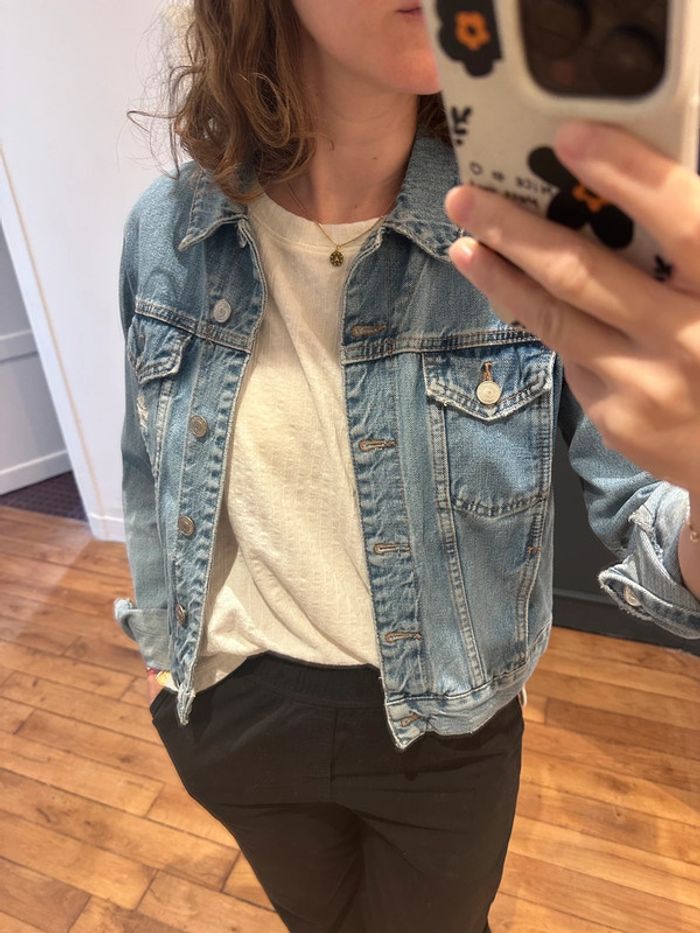 Veste jean Topshop