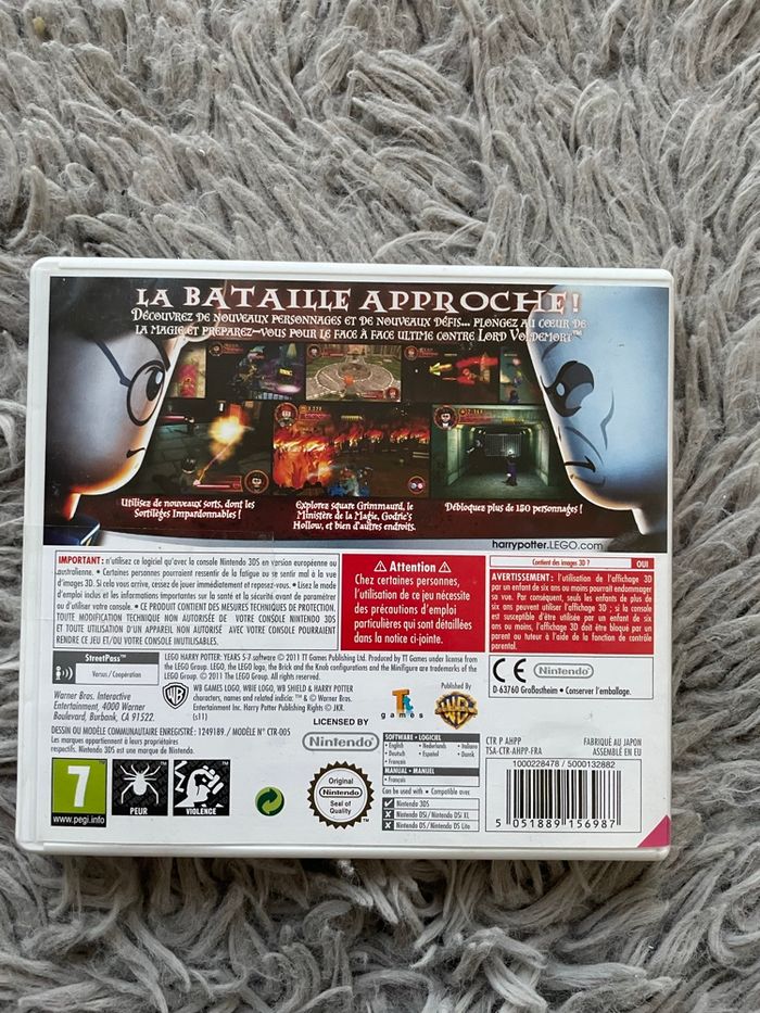 Jeu Nintendo 3DS Lego Harry Potter - photo numéro 4
