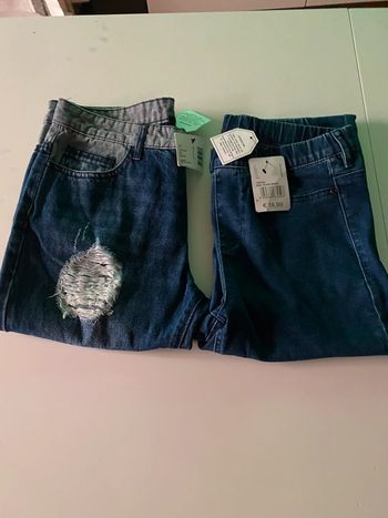 Lot de 2 jeans bleu tezenis taille S