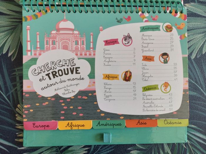 Livre jeu Cherche et trouve autour du monde - photo numéro 2