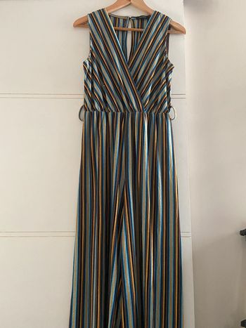 Combinaison pantalon d’été à rayures brillante pailletée