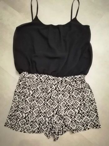 Combishort noir et blanc Taille 38 Mim