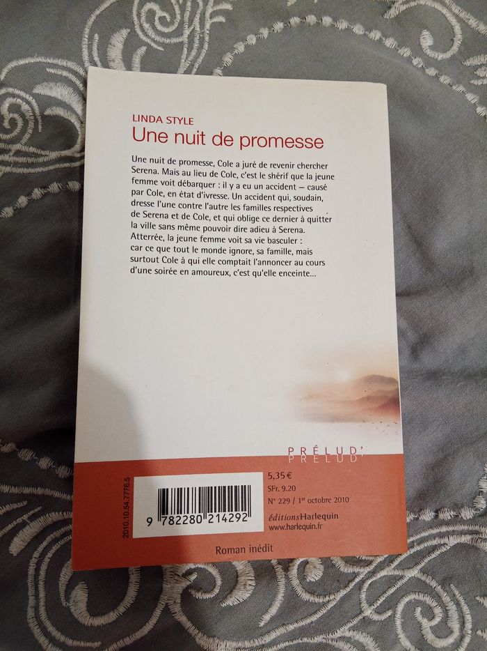 Livre (36) 📚 Une nuit de promesse - photo numéro 2