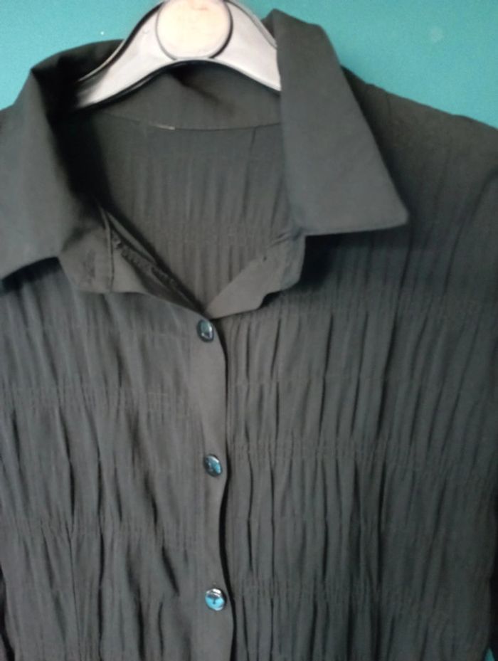 Chemise femme fluide noire - photo numéro 2