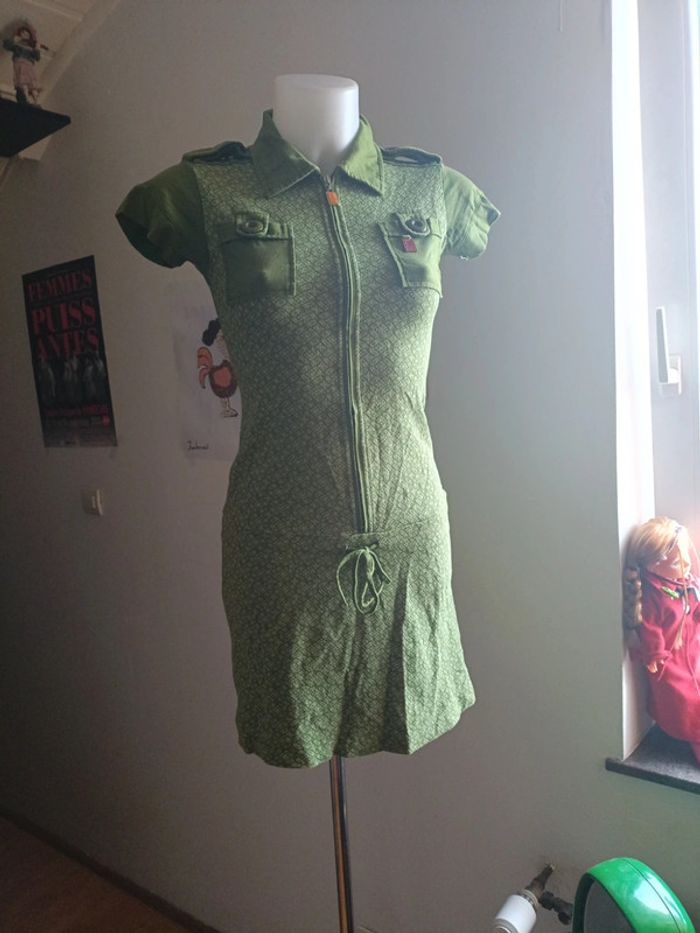 Robe rétro vert - photo numéro 2