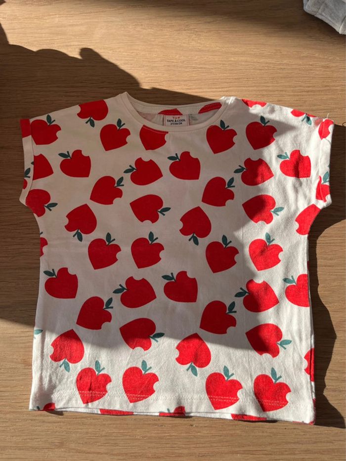 Ensemble jupe jean et t-shirt T.2a - photo numéro 2