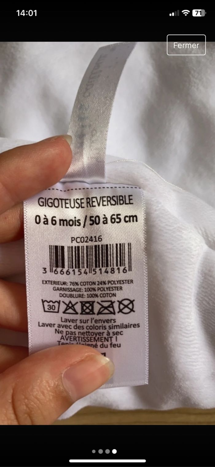 Gigoteuse bebe - photo numéro 4