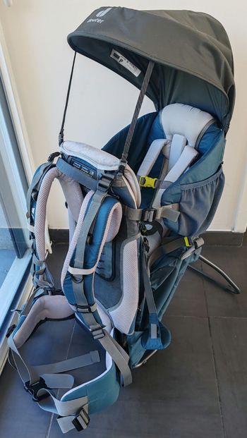 Porte bébé Deuteur kid Comfort 1 plus vert Dernière Version avec Reposes Pieds 