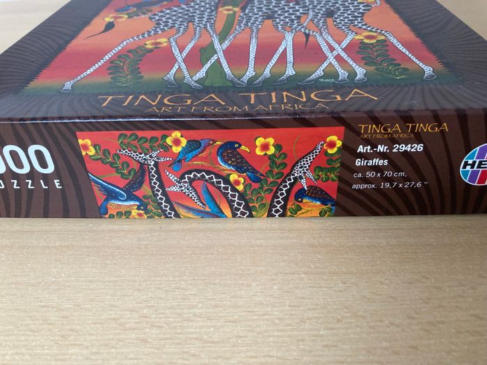 puzzle tinga tinga 1000 pièces art from Africa - photo numéro 5