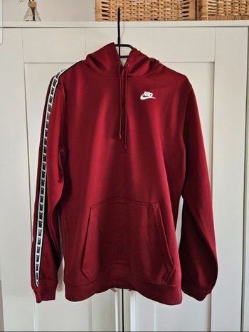 Sweat à capuche bordeaux Nike S
