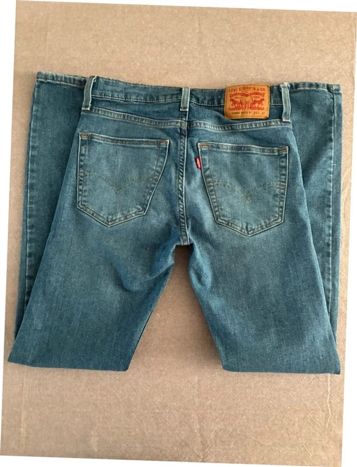 Jeans Levis skinny taper W29L32 bleu comme neuf - photo numéro 7