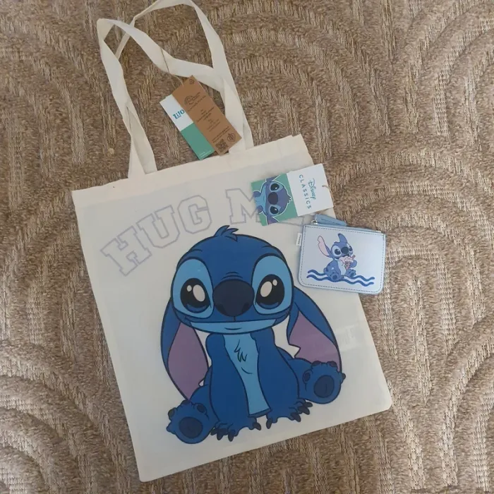 Lot sac + porte monnaie stitch