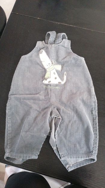 Salopette short 6 mois