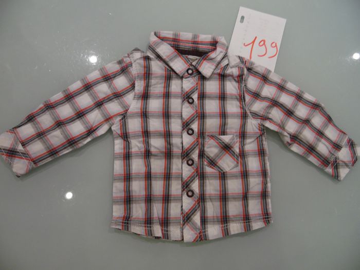 chemise 6 mois manche longue tape a l'oeil