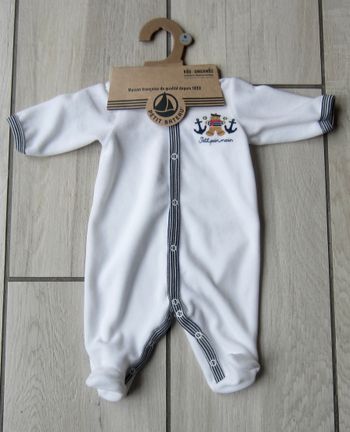 Grenouillere "Petit Bateau" naissance