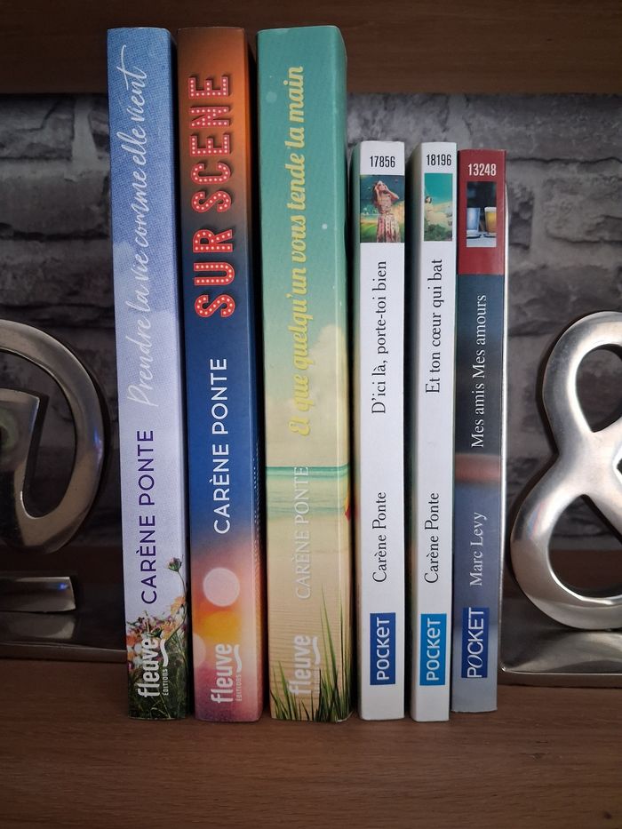 5 romans de Carène Ponte et 1 Marc Levy offert - photo numéro 3