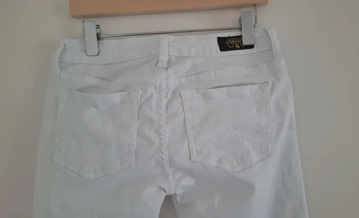 Pantalon slim blanc Le Temps des Cerises 🍒 - photo numéro 4