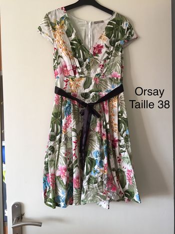 Robe multicolore fleurie Orsay Taille 38