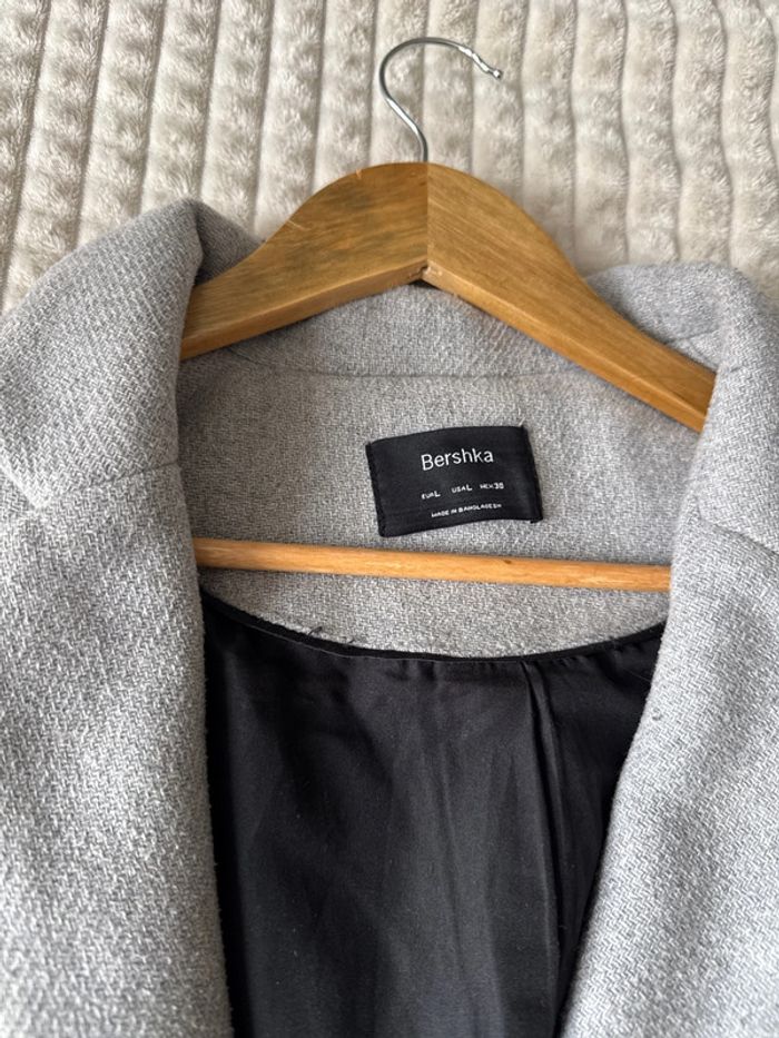 Manteau Bershka gris - photo numéro 2