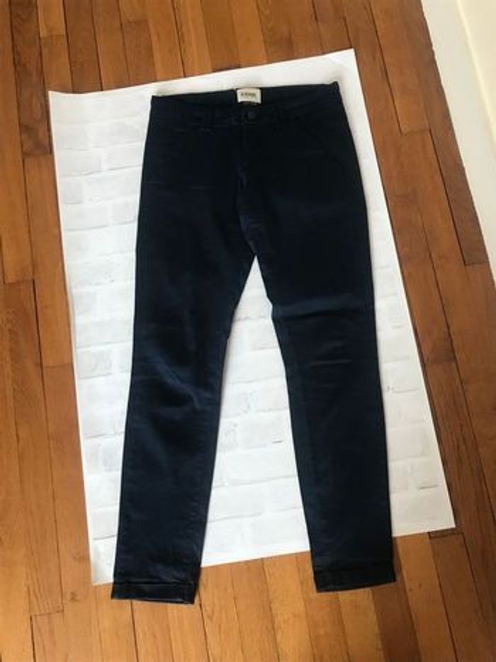 Pantalon Bershka bleu marine - photo numéro 4