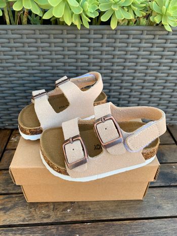 Sandales mixte 23 beige