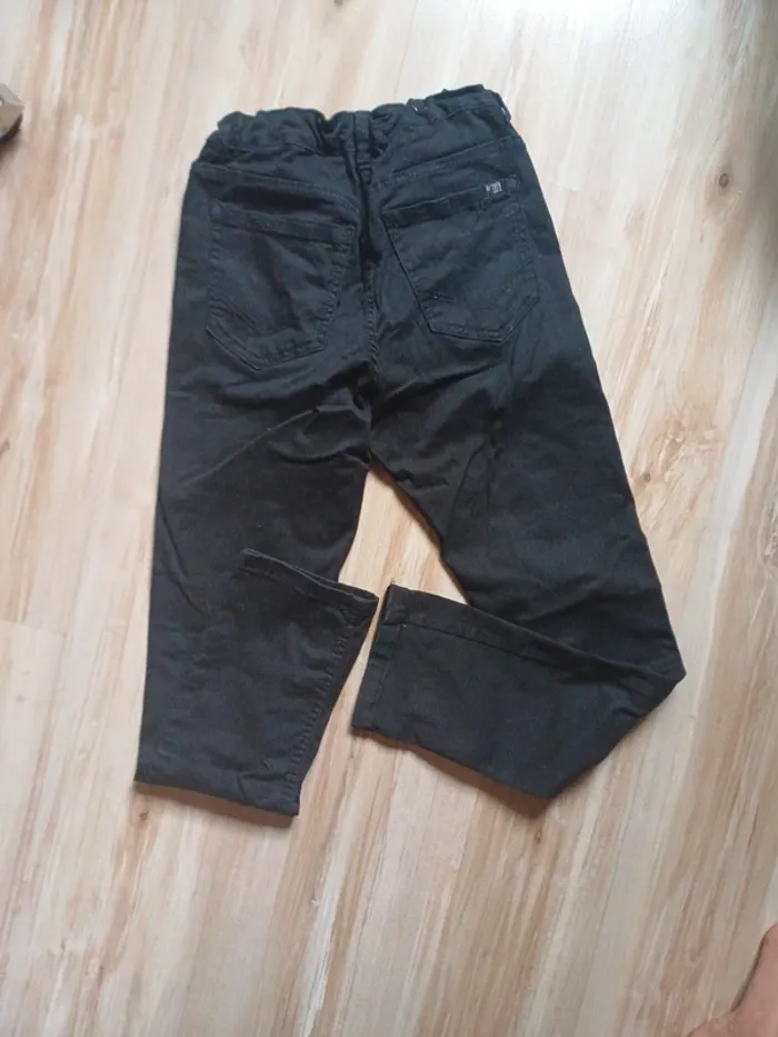 Jeans skinny noir taille réglable 12 ans - photo numéro 5