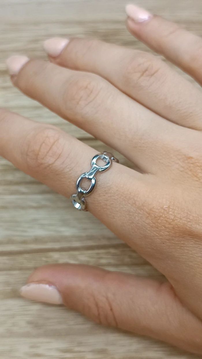 Bague acier inoxydable argenté - photo numéro 3