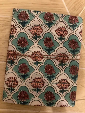 Carnet tissu indien le petit souk