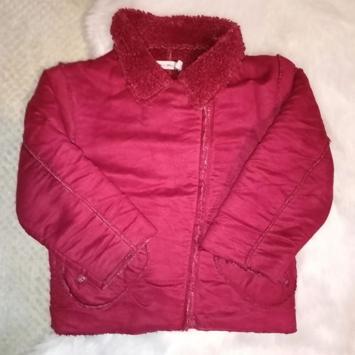 Manteau fourré fille 5 ans