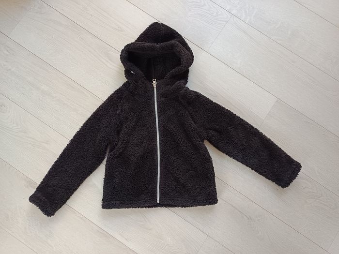 Gilet zippé polaire noir Tissaia 6 ans - photo numéro 4