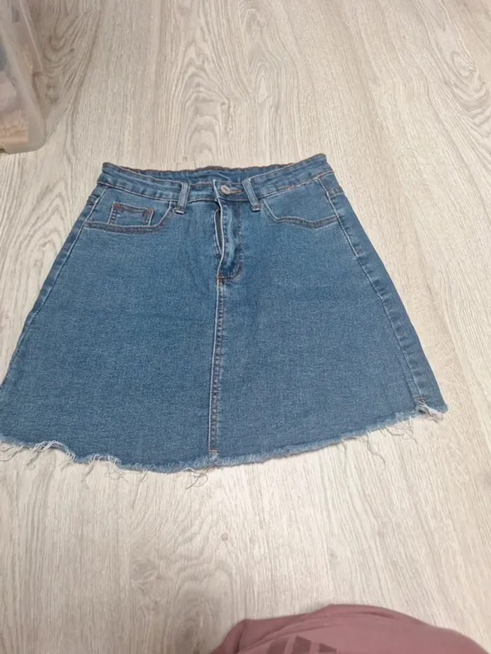 Jeans en jupe courte - photo numéro 2