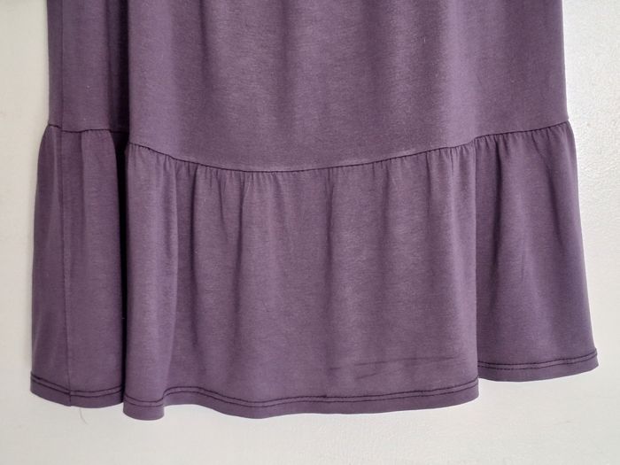 Tunique longue manches 3/4 couleur unie - photo numéro 4