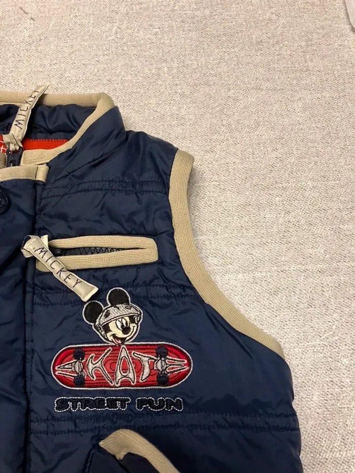 Doudoune sans manches Mickey – Disney – Taille 2 ans - photo numéro 3