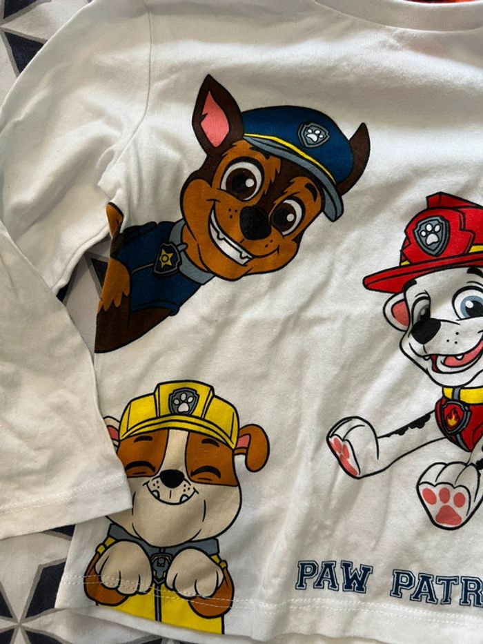 T-shirt enfant bébé 18 mois Pat Patrouille - photo numéro 2