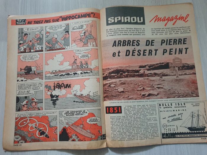 Magnifique spirou ancien 1961 - photo numéro 2