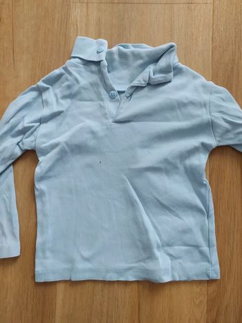Pull Col roulé DPAM 18M bleu