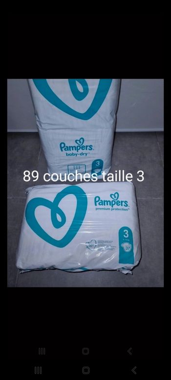 Couches pampers
