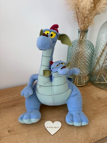 Peluche dragons 2 têtes Disney