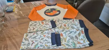 Pyjama fin "dinosaure fluorescent "sergent-major 7 ans